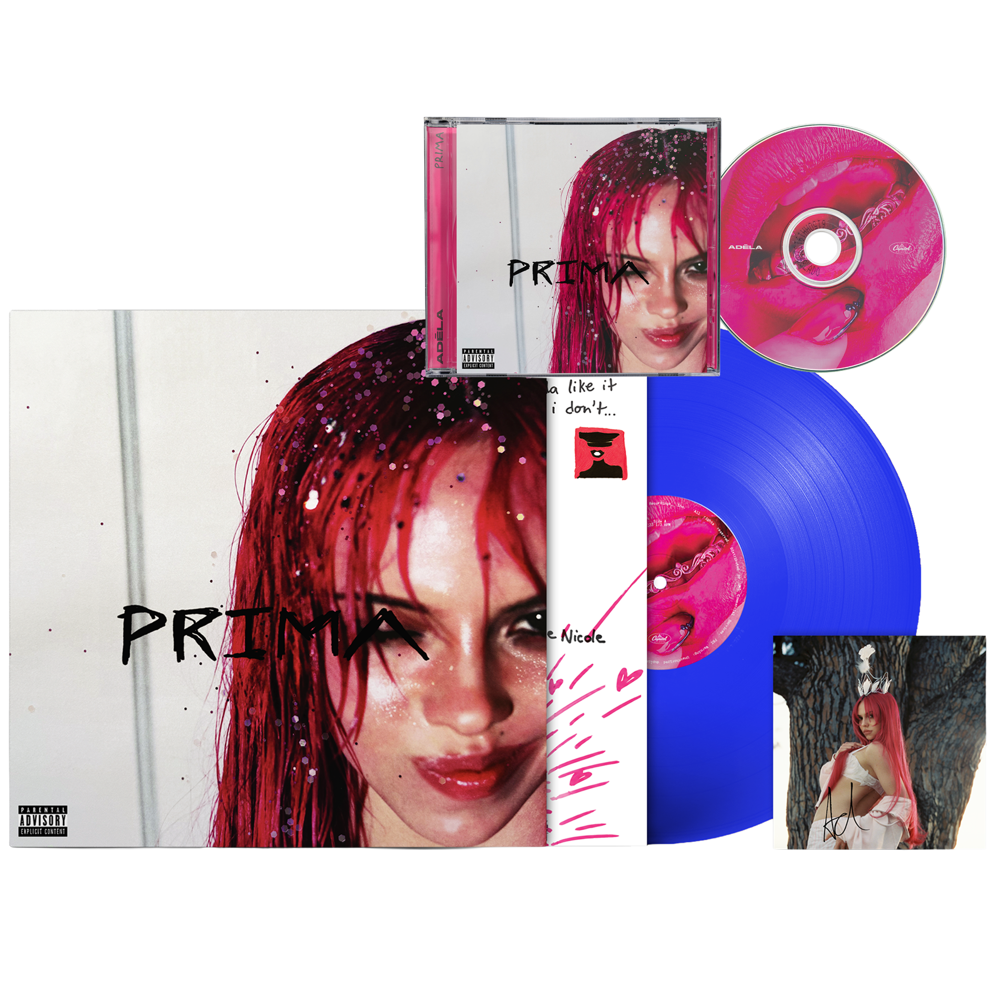 PRIMA - Electric Blue Vinyl + CD + Signed Art Card